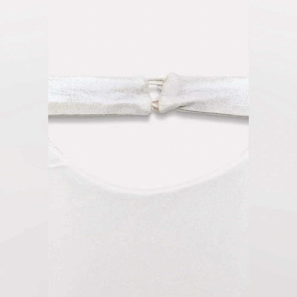 Zara Long Foil Halter Dress - Picture 6 of 7